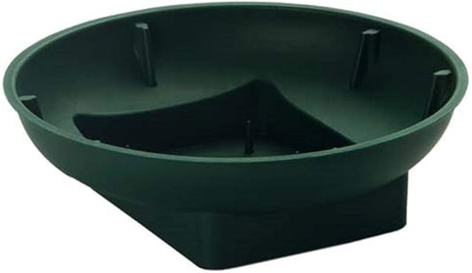 Floral Supply Online - Green Design Bowls for Flower Arrangements, Centerpieces, and Holiday Decorating. (6" Green, 12 Bowls)