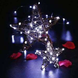 50 LED Fairy Lights with Timer, 6 Pack 8.2Ft 8 Modes Battery Operated Fairy Lights, Mini Led String Lights for DIY Wedding Bedroom Mason Jar Vases Table Party Christmas Decoration (Cool White)