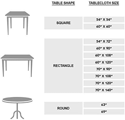 Maison d' Hermine Table Cloth Rectangle Table 100% Cotton 60 x 120 Inches Tablecloth Reusable Decorative for Dining Kitchen Room Farmhouse Party Home Hotel Restaurant Spring Summer - Cedrat