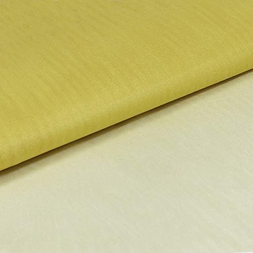 Expo International Premium Shiny Tulle, Bolt of 54” X 25 Yards, Polyester Fabric for Wedding, Floral, or Party Decorations, Easy-to-Use, Yellow, Pack of 1