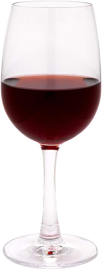 Restaurantware Voglia Nude 8.5 Ounce Port Wine Glasses Set Of 6 Crystal Port Glasses - Laser-Cut Rim Dishwasher-Safe Glassware Fine-Blown Crystal Dessert Wine Glasses