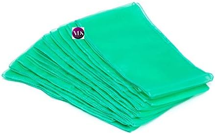 VDS Pack of 300 Organza Chair Sashes for Weddings & Events Décor | Sheer Shiny Dining Chair Bows for Banquet, Party, Reception | Reusable Decorative Sash for Folding & Chiavari Chairs - Mint