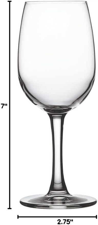 Restaurantware Voglia Nude 8.5 Ounce Port Wine Glasses Set Of 12 Crystal Port Glasses - Laser-Cut Rim Dishwasher-Safe Glassware Fine-Blown Crystal Dessert Wine Glasses