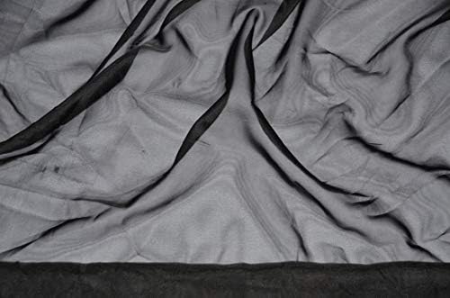 Sedona Designz 120" Wide x 120 Yards Roll - Sheer Voile Chiffon Fabric - Perfect for Draping Panels, Masking, Weddings, Events, Party Decor, Backdrops, Soft and Flowing, Event Decoration