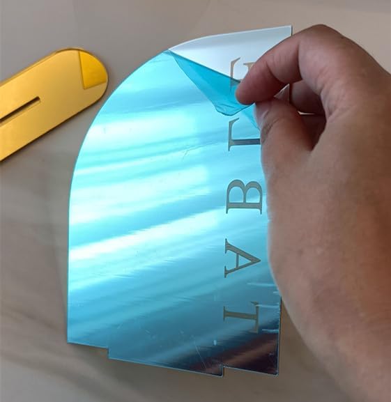 Acrylic Wedding Table Numbers,Semi-Arched Mirrored Acrylic Table Numbers for Party,Events,Occasion Decoration (Number 1-30, Gold Mirror)