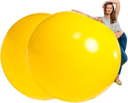 | Giant Balloons 72 Inch Jumbo | Ready to Inflate with Air, Helium or Fill with Water | Decorate Your Events