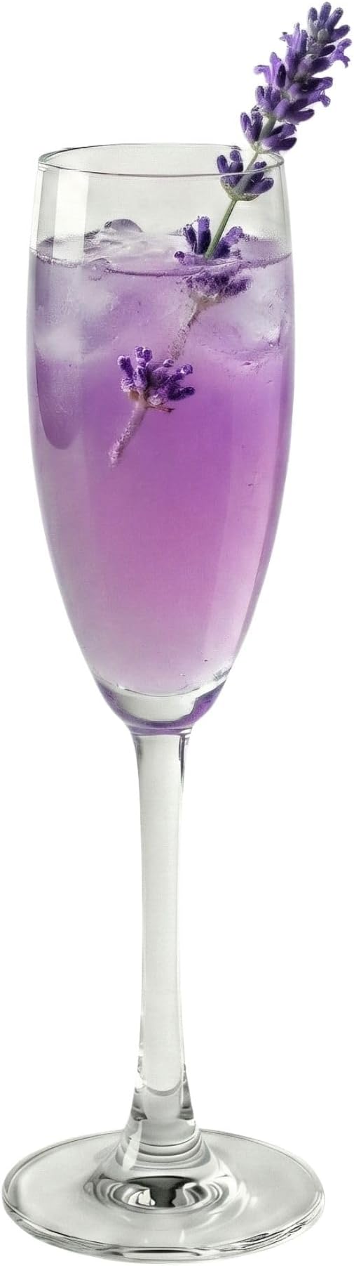 Restaurantware Voglia Nude 6 Ounce Champagne Glasses Set Of 12 Crystal Flute Glasses - Laser-Cut Rim Dishwasher-Safe Stemware Fine-Blown Crystal Champagne Flutes For Special Occasions or Everyday