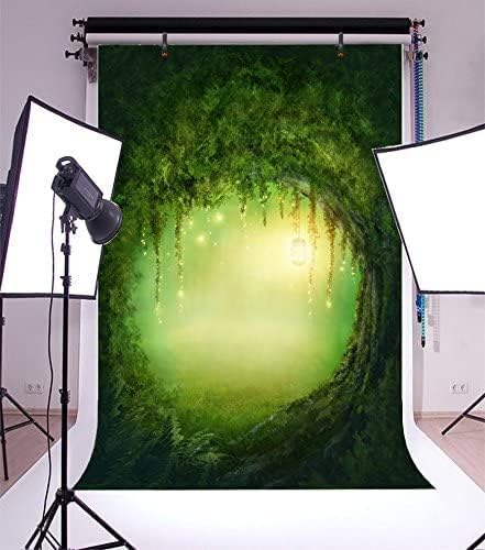Yeele 10x15ft Enchanted Forest Photography Backdrop Fantasy Mysterious Fog Forest Background for Photo Booth Magic Lamp Fairy Kids Boy Girl Adult Photo Booth Shoot Vinyl Studio Props