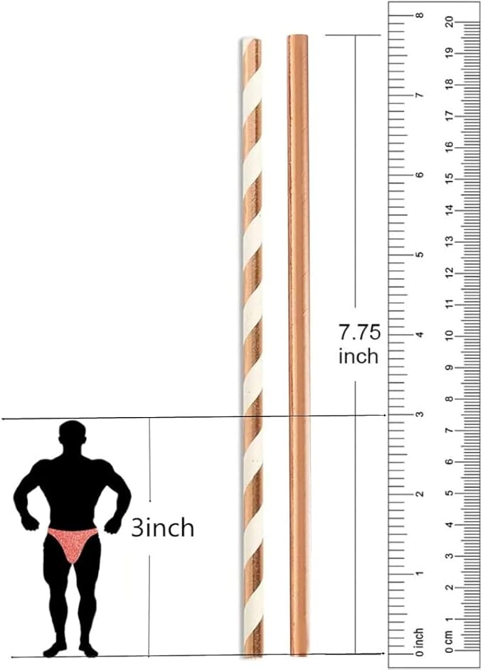 Bachelorette Naughty Stripper Pole Male Dancer Straw 36pcs Bachelorette Party Naughty Nye Paper Straws for Hens Girls Night Adults, Funny Dancing MEN Thick Straws Ladies Bridal Shower Decoration
