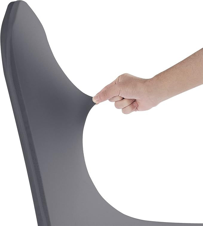 SuperO Waterproof Spandex Chair Cover 25PCS, Stretch Dining Chair Covers, Polyester Outdoor Chair Covers, Protector Stretch Chair Cover for Party Universal, Banquet, Wedding Event, Hotel(Grey)