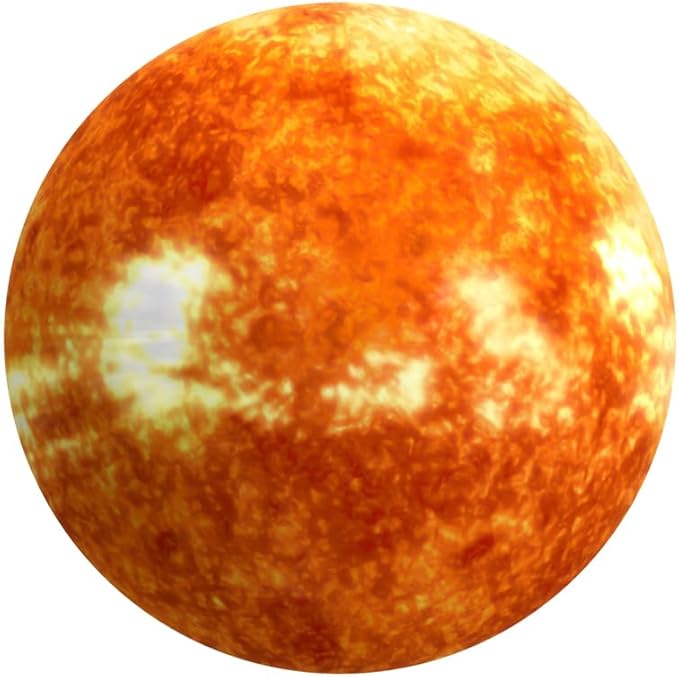 Diameter 7.2ft Outer Space Sun Round Backdrop Cover Galaxy Planets Circle Photography Background for Kids Birthday Party Decor Cake Table Photo Booth Props