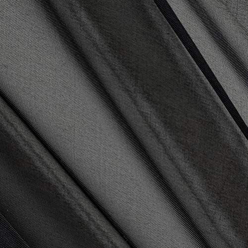 AK TRADING CO. 120" Wide (10ft Wide) X 5 Yards Roll - Sheer Voile Chiffon Fabric - Perfect for Draping Panels and Masking for Weddings, Parties & Events, Tent Draping
