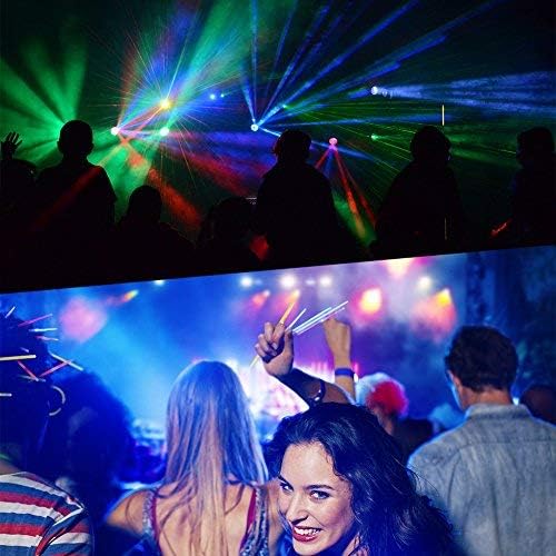 Dj Lights, 4 Pack 36 LED Par Lights Stage Lights with Sound Activated Remote Control & DMX Control, Stage Lighting Uplights for Wedding Club Music Show Christmas Holiday Party Lighting