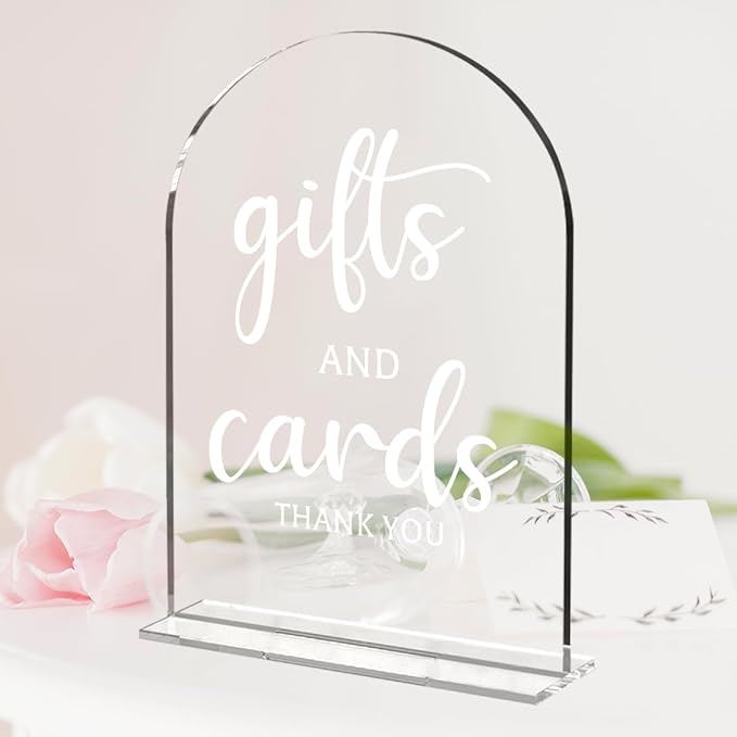 4 Pcs Wedding Sign Decor, Ceremony Sign for Reception & Event Party,Bridal Shower Decorations, Wedding Table Accessories for Anniversary and Event 5x7 Inch