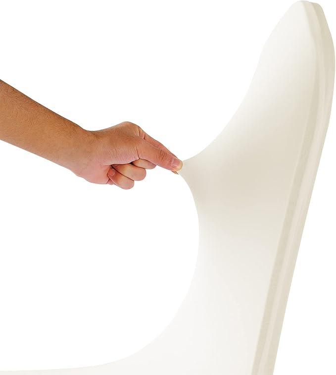 Spandex Chair Cover,25PCS,Chair Covers,Living Room Chair Covers,Removable Chair Cover Washable Protector Stretch Chair Cover for Party, Banquet,Wedding Event,Hotel(Ivory)
