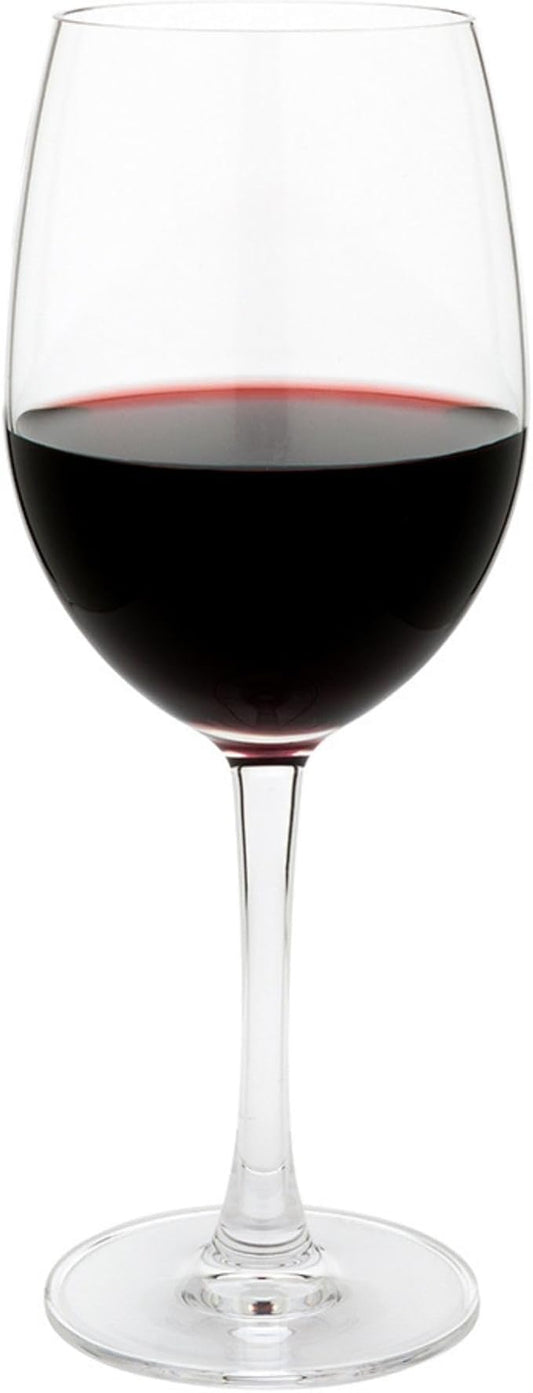 Restaurantware-16 Ounce Pinot Noir Wine Glasses, Set Of 6 Stemmed Crystal Wine Glasses - For White or Red Wines, Laser-Cut Rim, Fine-Blown Crystal Burgundy Glass, Dishwashable Stemware