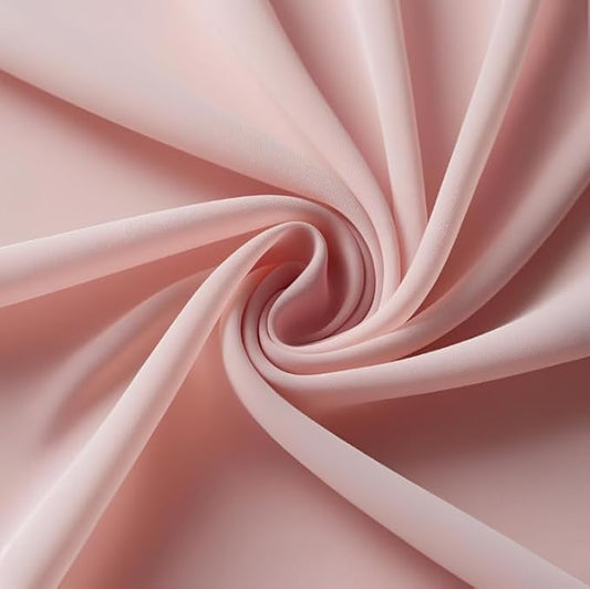New Star Fabrics Chiffon Fabric, Continuous 60" Wide (30ft) Sheer Material, 100% Soft Polyester, Ideal for Wedding, Party, Event Decor, Draping, and Dresses (Baby Pink, 5 Yards)