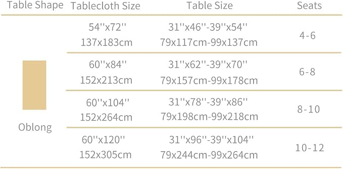 Simple&Opulence Premium 100% Linen Hemstitch Tablecloth-60 x 120 Inch Natural Linen, Natural Fabric, Rectangular Tablecloth for Indoor and Outdoor Use