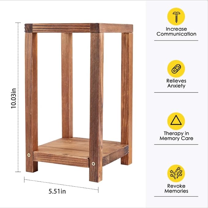 24 Set Wooden Wedding Lantern Centerpiece, Lantern Candle Holder for Farmhouse Candle Lantern for Table Fireplace, Perfect for Table Decoration & Country Barn Weddings(No Candles & Flowers)