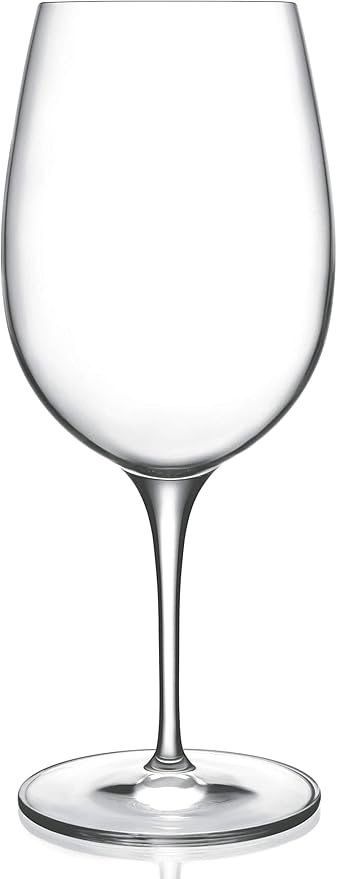 Luigi Bormioli Palace 20 oz Grand Vini Wine Glasses (Set Of 6) : Ultra Clear Glass, Laser Cut Rim , Lead-Free , Elegant Drinking Glassware, Dishwasher Safe, Fine Quality