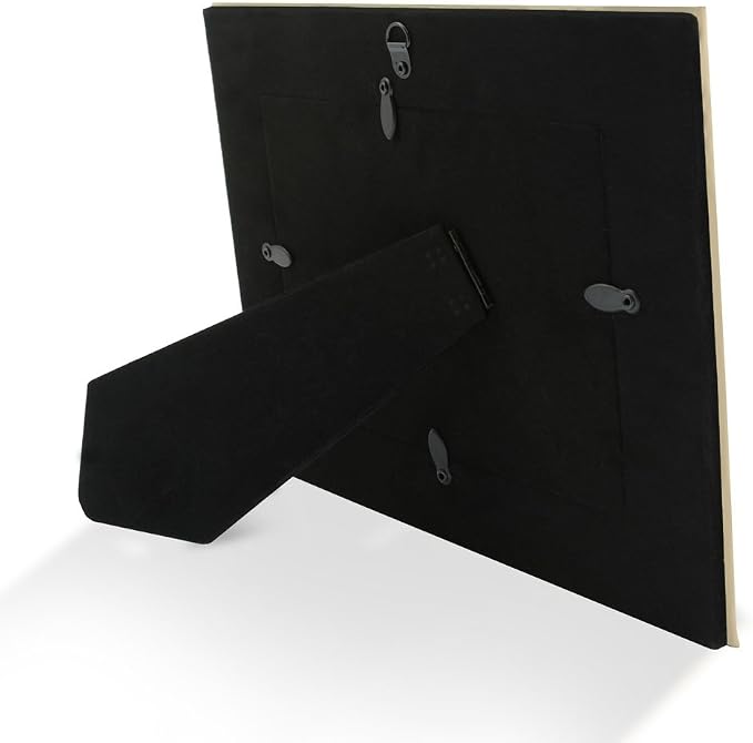 KATE POSH - Our First Anniversary Engraved Leather Picture Frame - Couple Gifts, Him & Her, Paper & First Wedding Anniversary Photo Gifts (5x7-Horizontal)