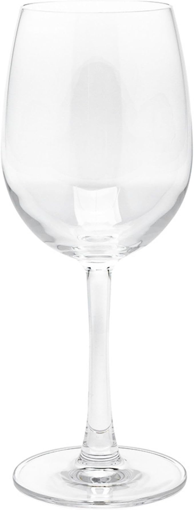 Restaurantware-Voglia Nude 12 Ounce White Wine Glasses, Set Of 6 Crystal Wine Glasses - Laser-Cut Rim, Fine-Blown Crystal Glass, For Chardonnay, Pinot Grigio, Sauvignon Blanc, Dishwasher-Safe