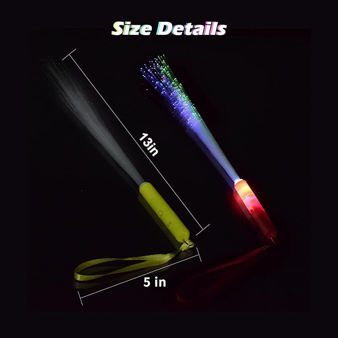 Glow Sticks Bulk, 30 Pcs LED Light Up Wands Glow Sticks with 3 Modes Colorful, Glow in The Dark Party Supplies for Wedding, Raves, Concert, Party