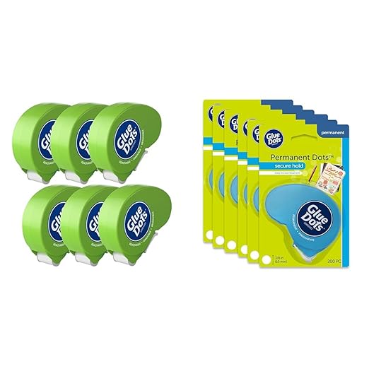 Glue Dots & 6-Ct. Dot N' Go Dispenser Set