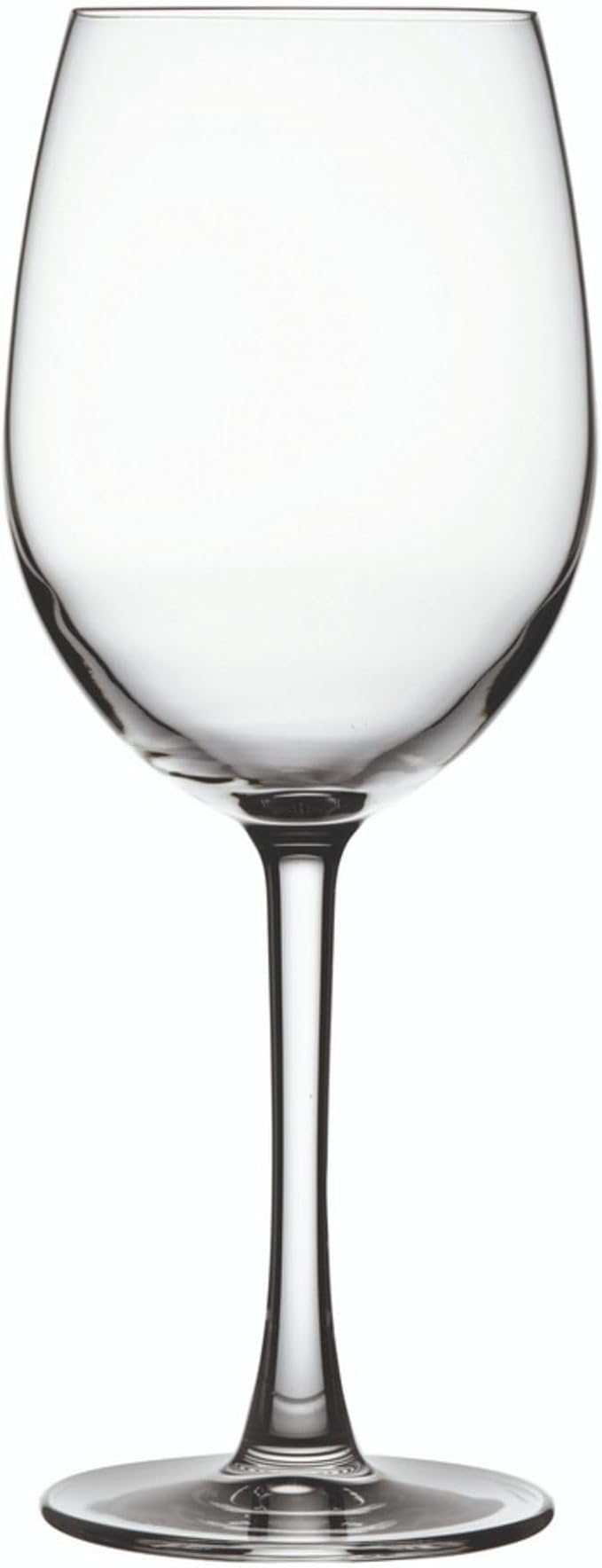 Restaurantware-16 Ounce Pinot Noir Wine Glasses, Set Of 6 Stemmed Crystal Wine Glasses - For White or Red Wines, Laser-Cut Rim, Fine-Blown Crystal Burgundy Glass, Dishwashable Stemware