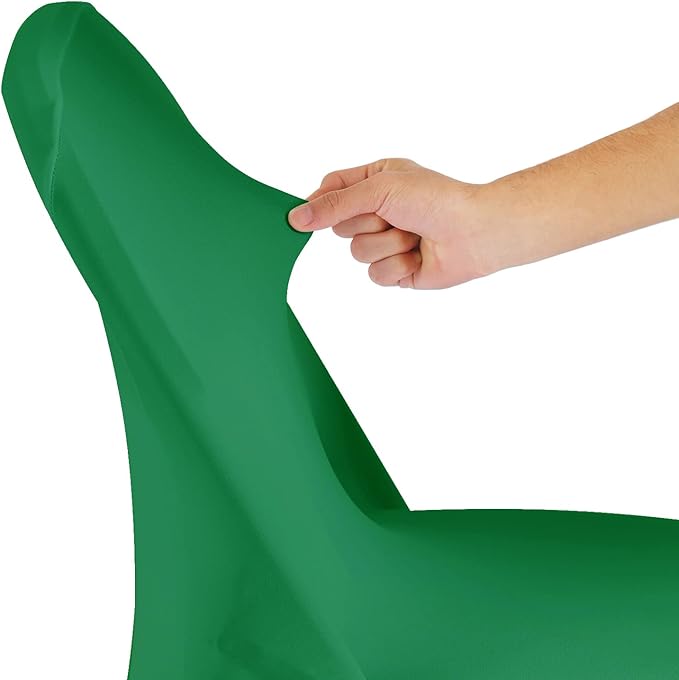 magalo 20 Pack Emerald Spandex Folding Waterproof Chair Cover, Stretch Chair Cover Protector for Wedding, Party, Dining Banquet and Other Special Events