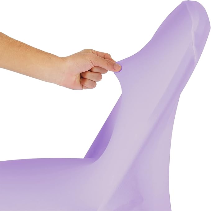 Spandex Chair Cover,12PCS,Living Room Folding Chair Covers,Removable Chair Covers Washable Protector Stretch Chair Cover for Party, Banquet,Wedding Event,Hotel(Lavender)