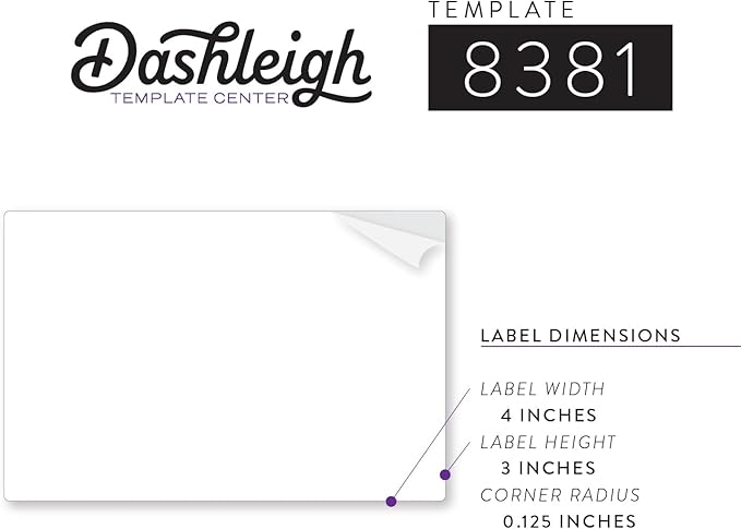 Dashleigh Beer Bottle Labels Waterproof, 30 Blank Printable Vinyl Stickers 4x3 Inch for 12oz Bottles - Homebrew Label Sheets for Inkjet Printer, Craft Beer, Home Brewing, Wedding Favors, Party Gifts