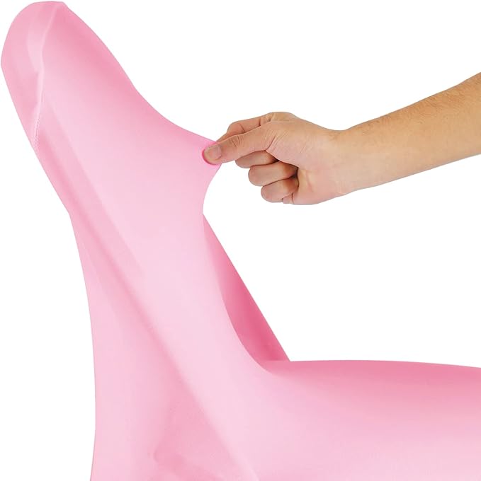 magalo 20 Pack Pink Spandex Folding Waterproof Chair Cover, Stretch Chair Cover Protector for Wedding, Party, Dining Banquet and Other Special Events