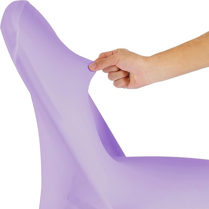 magalo 20 Pack Lavender Spandex Folding Waterproof Chair Cover, Stretch Chair Cover Protector for Wedding, Party, Dining Banquet and Other Special Events