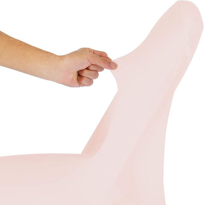 Chair Cover, 25PCS, Durable, Removable, Polyester & Spandex, Solid, Folding, Blush Pink, Chair, Living Room, Party, Banquet, Wedding Event, Hotel