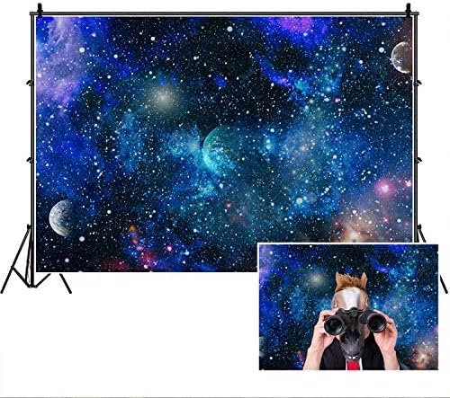 Deep Space Galaxy Nebula Photography Backdrop,Yeele 7x5ft Vinyl Universe Sparkling Planet Galactics Starry Sky Milky Way Stars Background,Kid Birthday Party Supplies and Decoration Photo Studio Props