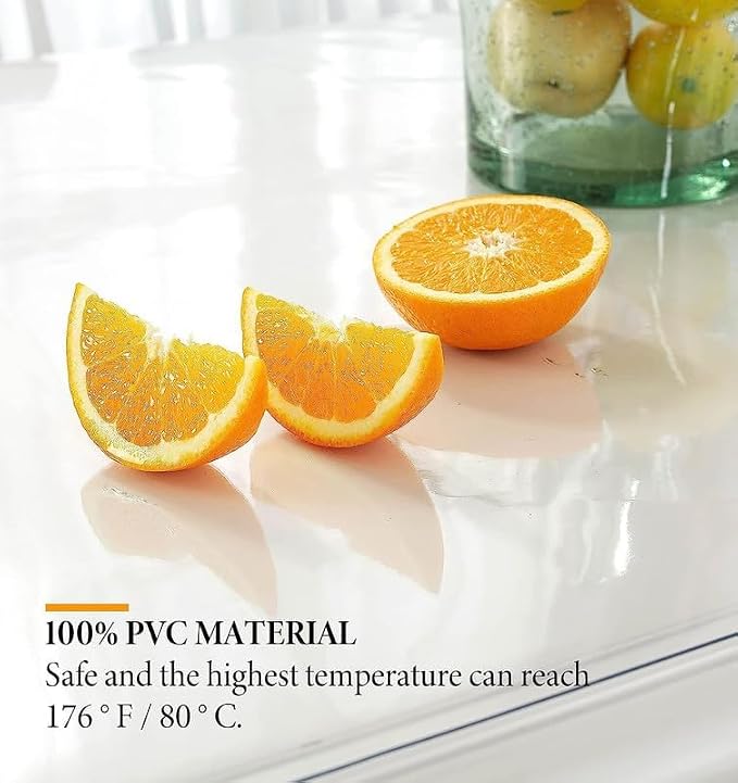 Deep Dream 2.0mm Clear Desk Cover Protector, 14×63 Inch Clear Desk Cover, Rectangular Vinyl Desk Pad, PVC Plastic Table Cover for Office, Dresser, Night Stand, Computer & Writing Desk Tabletop