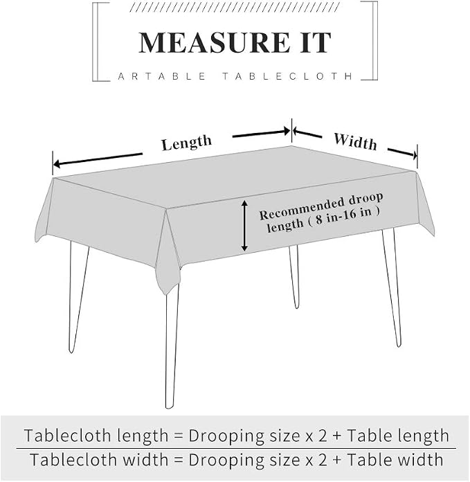 ARTABLE Lace Table Cloths Rectangle Fall Antique Flower Decor Macrame Tablecloth for Outdoor Farmhouse Rustic Kitchen Party Birthday Picnic (White-2, 60 x 84 Inch)