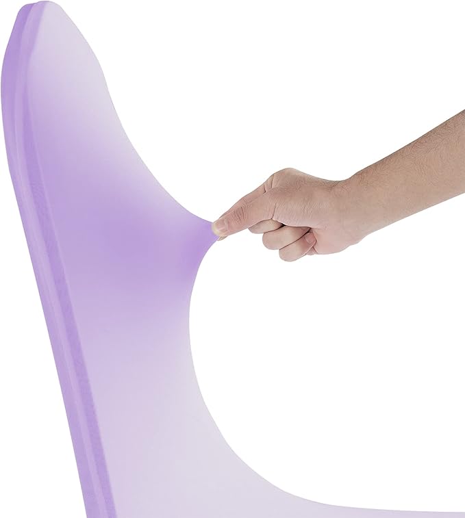 SuperO Waterproof Spandex Chair Cover 25PCS, Stretch Dining Chair Covers, Polyester Outdoor Chair Covers, Protector Stretch Chair Cover for Party Universal, Banquet, Wedding Event, Hotel(Lavender)