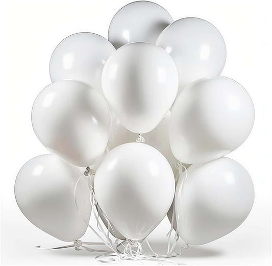600 Pack White Balloons - 12 Inch White Latex Party Balloons - for Wedding, Birthday, Baby Shower, and More ZWZLIULIAN