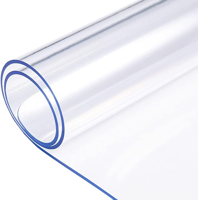 24X66 Inch Clear Plastic Dining Table Protector Tablecloth Desk Pad Mat Wooden Furniture Protector Coffee Glass End Kitchen Tablecloth Table Top Protection Waterproof PVC Vinyl Table Runner