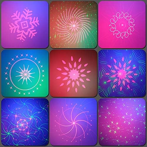 Party Lights Dj Disco Lights, Mini Strobe Stage Light Laser Lights Show Projector Lighting Accessories with Remote Control for Parties Bar Birthday Holiday Event Live Show Xmas Decorations Lights