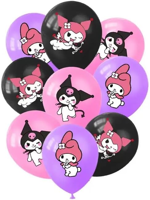 41Pack Kuromis Party Supplies Kit Set Include Banner ,Cake Topper ,Balloons for Kuromis Party Decorations