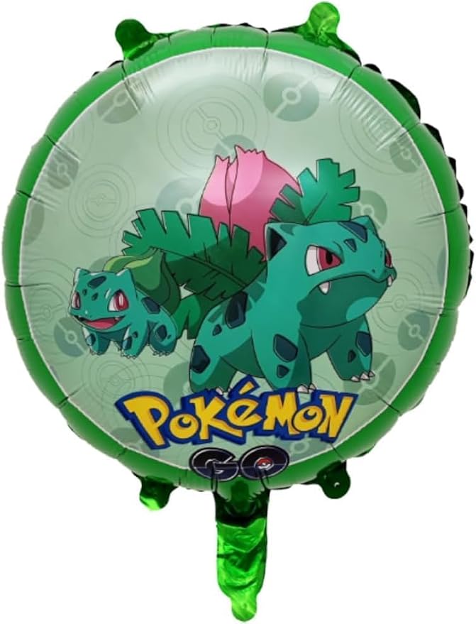 6-Piece anime Aluminum Balloon Set - anime & Classic Design, Vibrant 3D Cartoon Shape, Party Decoration Essential, Durable Foil Material