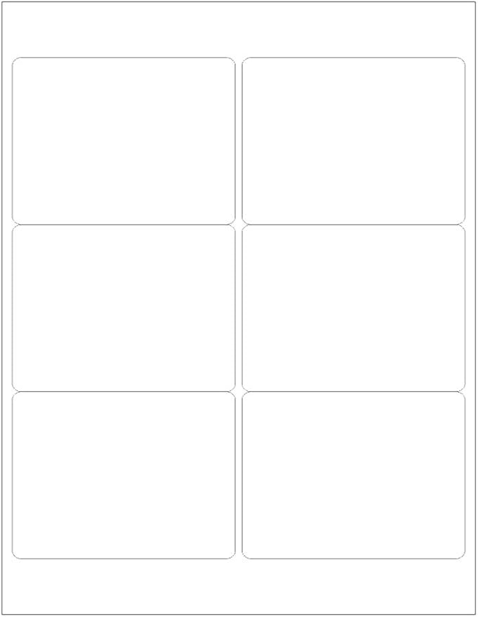 30 Large Beer Bottle Kraft Printable Labels, 4x3 inches