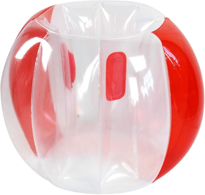 SUNSHINE-MALL 2 PC Sumo Balls for Kids, Bumper Bounce Toys, Kid Sumo Balls, Lawn Game Ball for Kid Outdoor Team Gaming Play for 3+ Ages (36 inch,Blue+red)