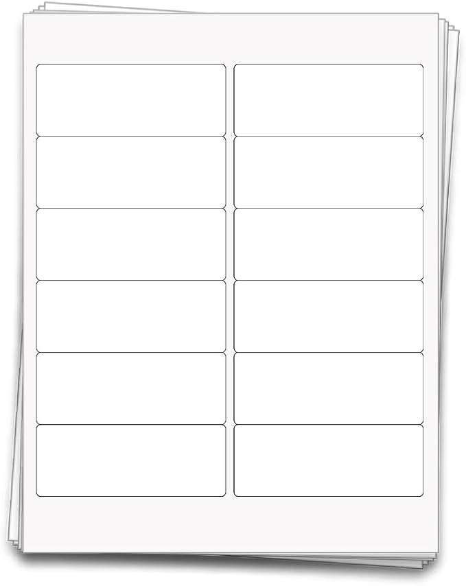 120 Printable Small Bottle Labels for 2 oz. and 4 oz. Bottles, 4 x 1.5 inches