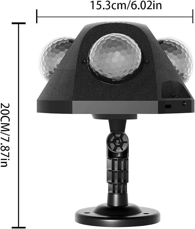 Party Lights 4 Disco Balls in 1 Strobe Light for Parties, Dj Stage Lights Indoor Outdoor Decor Sound Activated with Remote Control Disco Light for KTV Club Party Home Karaoke