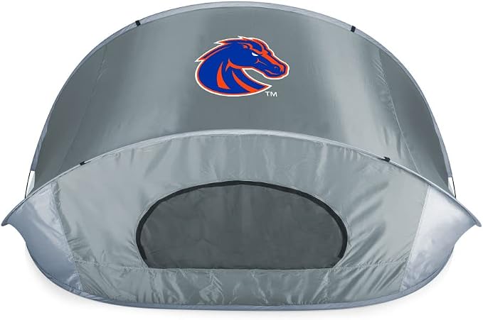 PICNIC TIME NCAA Georgia Tech Yellow Jackets Manta Portable Beach Tent, Pop Up Tent, Beach Sun Shelter Pop Up, (Gray with Black Accents)