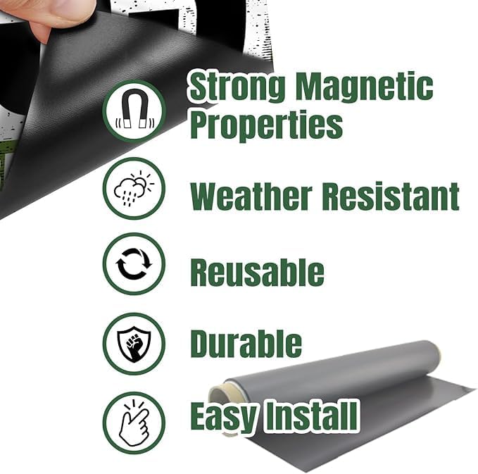 KETABAO – 14" Customizable Oval Magnetic Photo Magnet - add Your Image to Your Refrigerator, Storage Cabinet or car Magnet